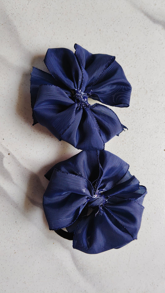 Readymade School Ribbons Navy blue 1 pair