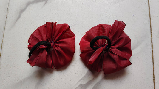Readymade School Ribbons Maroon 1 Pair