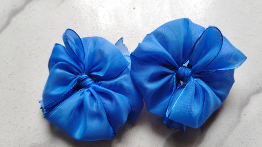 Readymade School Ribbons Sky blue Colour 1 Pair