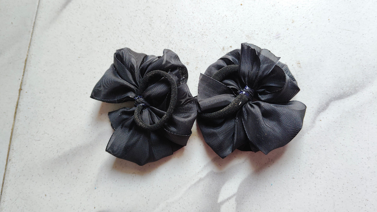 Readymade School Ribbons Black color 1 Pair
