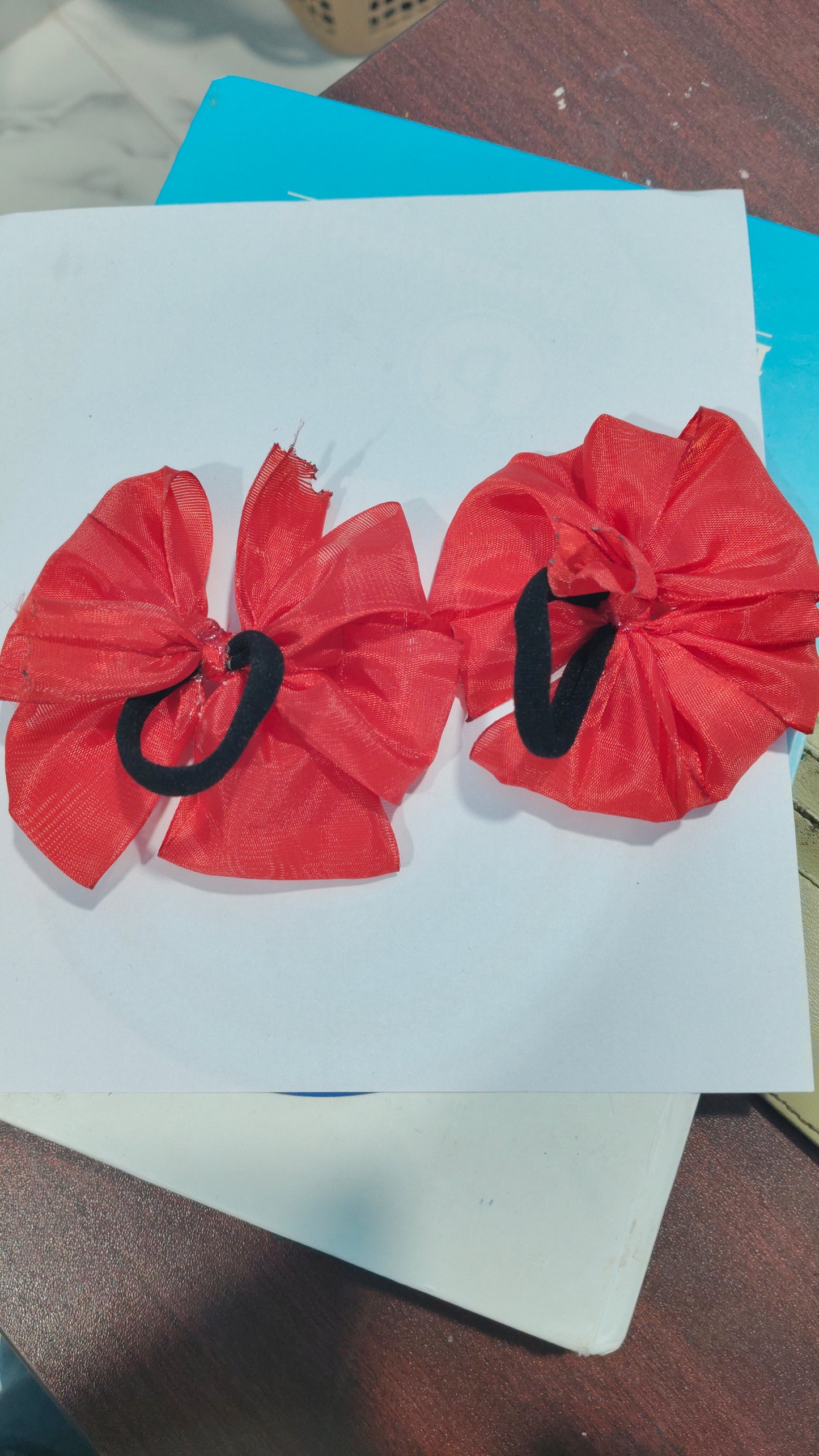 Readymade School Ribbons Red Colour
